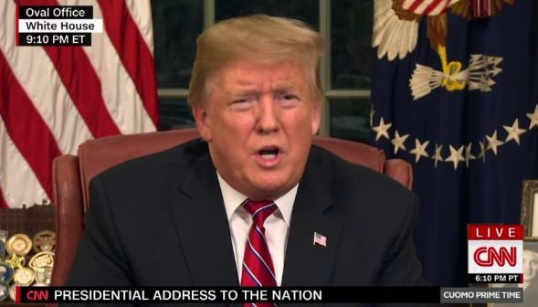 Tổng thống Trump không tuyên bố tình trạng khẩn cấp quốc gia