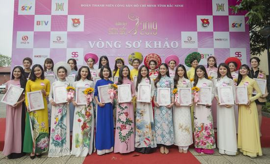 30 người đẹp vào vòng chung kết Người đẹp Kinh Bắc 2019