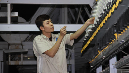 NMXS Đình Vũ nâng công suất lên 10 dây chuyền sản xuất sợi DTY