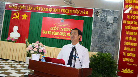TAND tỉnh An Giang tổ chức Hội nghị cán bộ, công chức năm 2019