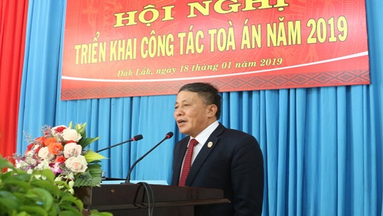 TAND hai cấp tỉnh Đắk Lắk triển khai công tác năm 2019