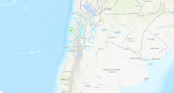 Chile lại rung chuyển bởi động đất 6,7 độ richter