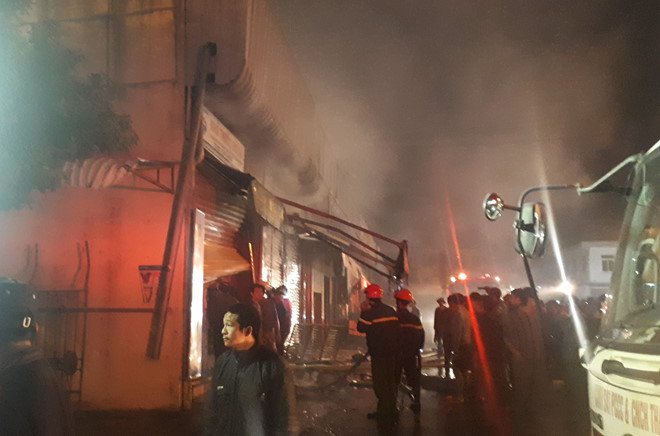 Nguyên nhân ban đầu vụ cháy tại chợ đầu mối lớn nhất Thanh Hóa