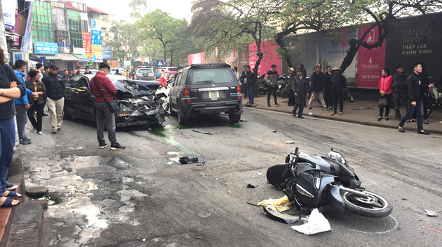 Xác định danh tính tài xế gây tai nạn liên hoàn ở Hà Nội khiến 1 người tử vong