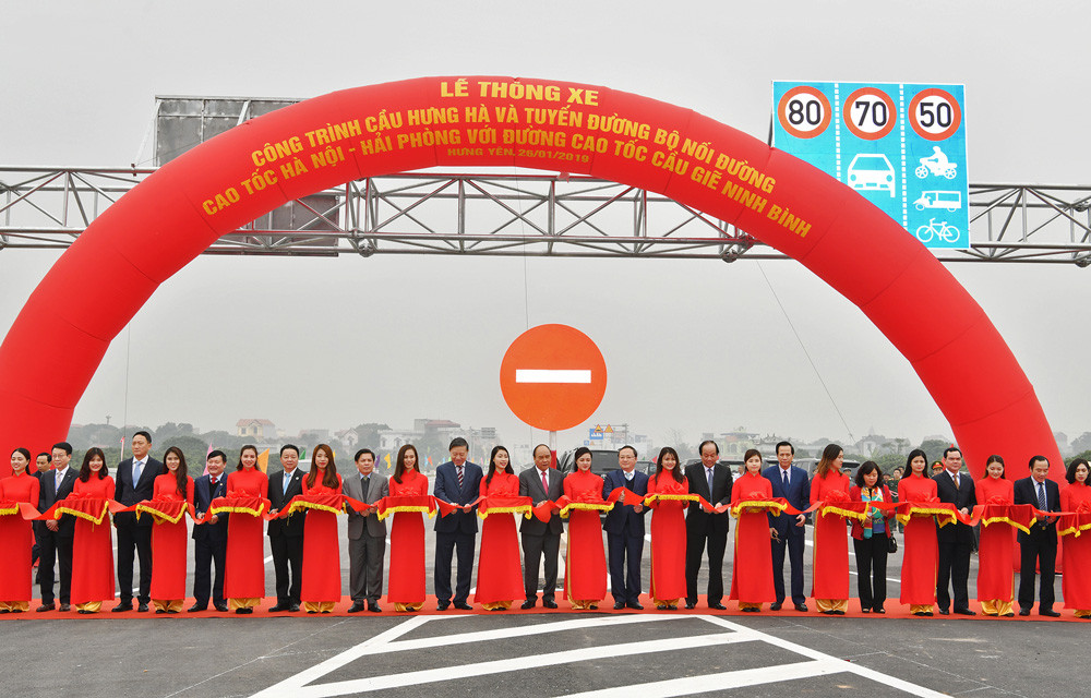 Thông xe tuyến đường nối 2 cao tốc Hà Nội-Hải Phòng và Cầu Giẽ-Ninh Bình