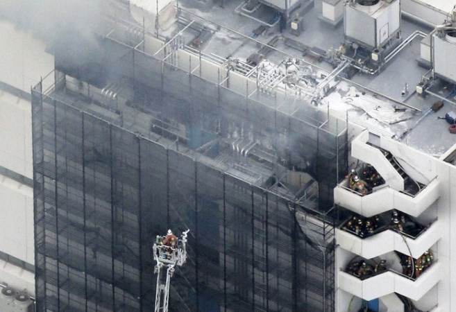 Cháy lớn tại nhà kho ở Nhật Bản, 4 người thương vong
