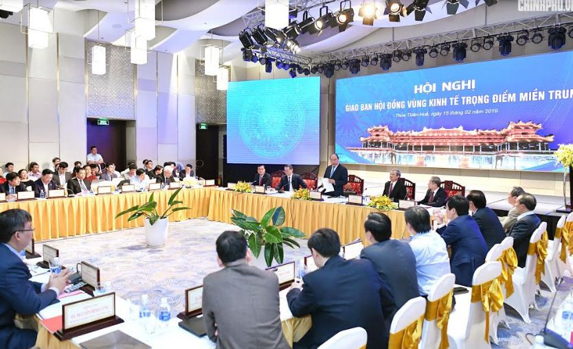 Thủ tướng dự giao ban Hội đồng Vùng kinh tế trọng điểm miền Trung