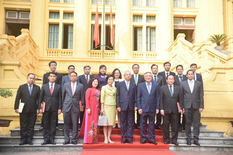 Chánh án TANDTC Việt Nam hội đàm với Chánh án TATC Thái Lan