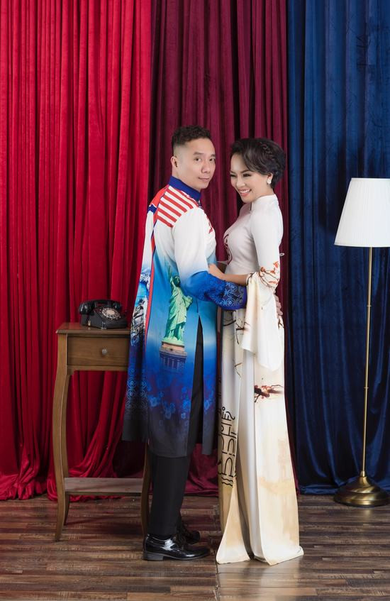 Diện áo dài cờ Mỹ - Triều: Thái Thuỳ Linh – Đỗ Trịnh Hoài Nam trở thành “cặp đôi” mới