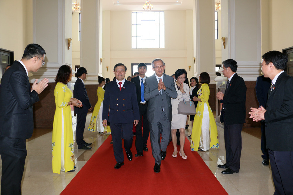 Đoàn công tác TATC Thái Lan thăm TAND cấp cao tại Đà Nẵng