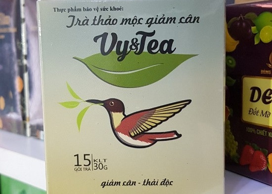 Phát hiện có chất cấm trong trà thảo mộc Vy&Tea