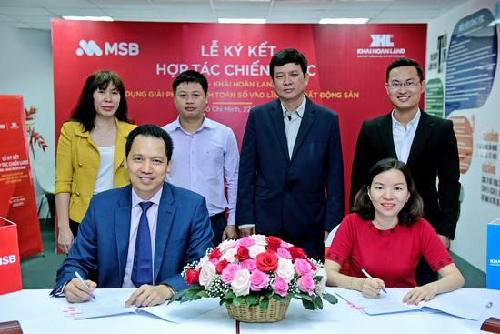 MSB triển khai giải pháp tài chính toàn diện cho khách hàng của Khải Hoàn Land 