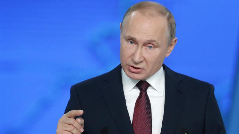 Tổng thống Putin ký sắc lệnh đình chỉ tham gia Hiệp ước INF