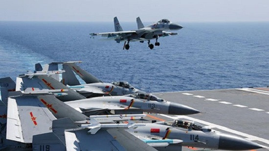 Rơi máy bay hải quân Trung Quốc, hai phi công tử nạn