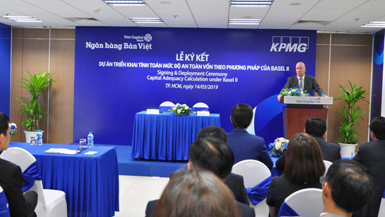 NH Bản Việt và KPMG ký hợp tác phương pháp triển khai tính toán mức độ an toàn vốn 