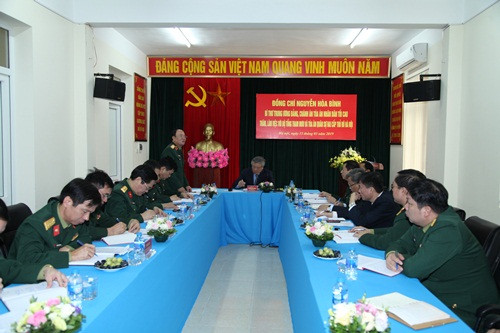 Chánh án TANDTC thăm, làm việc với Bộ Tổng tham mưu, TAQS hai cấp Thủ đô Hà Nội