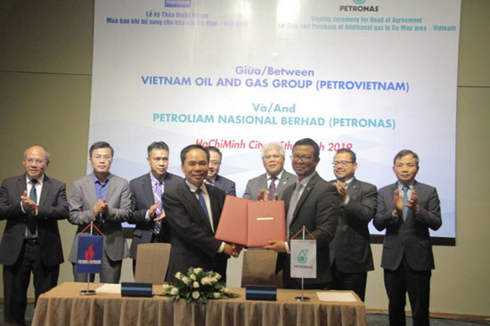Tập đoàn Dầu khí Việt Nam và Petronas ký Thỏa thuận khung mua bán khí