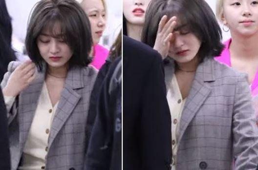 Ji Hyo khóc ngay ở sân bay vì bị nghi lộ clip sex với Jung Joon Young