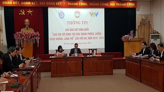 Công bố giải báo chí toàn quốc lần thứ hai về công tác phòng, chống tham nhũng