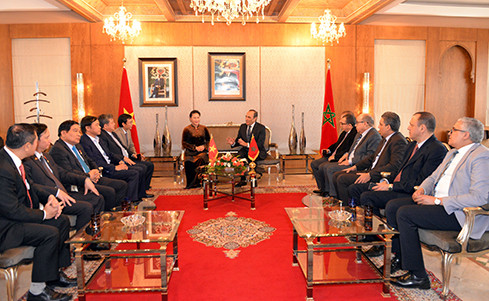 Chủ tịch Quốc hội Nguyễn Thị Kim Ngân bắt đầu thăm chính thức Maroc