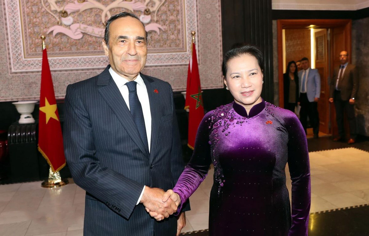 Chủ tịch Quốc hội Việt Nam hội kiến Thủ tướng; hội đàm Chủ tịch Hạ viện Maroc