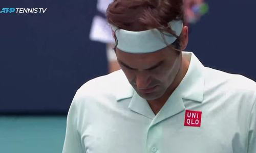 John Isner 0-2 Roger Federer