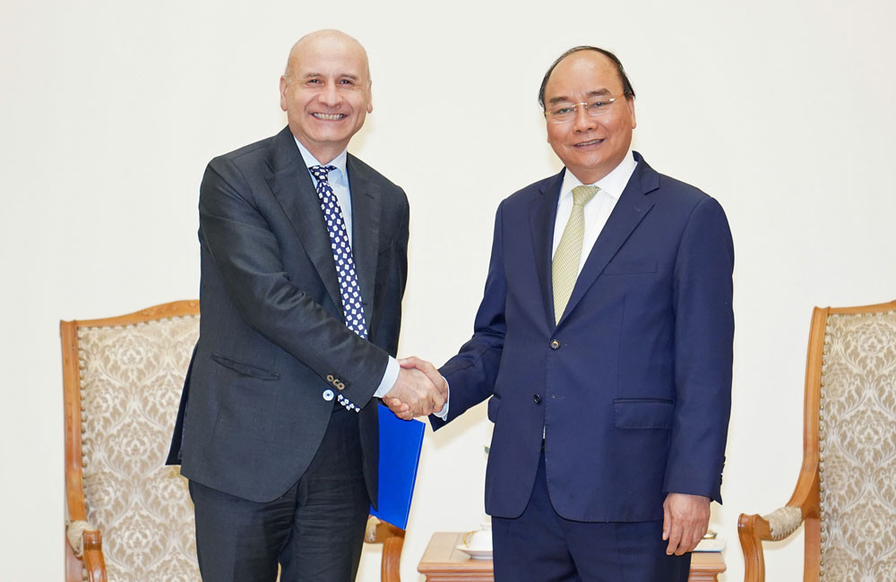 Thủ tướng Nguyễn Xuân Phúc tiếp khách Italy và Nhật Bản