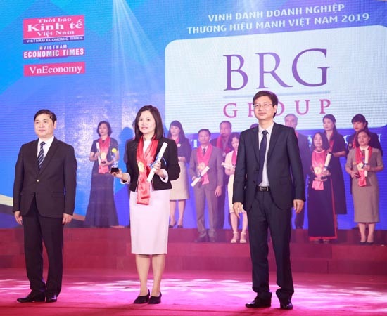 Tập đoàn BRG giành giải thưởng Thương hiệu mạnh Việt Nam 2018