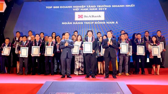 Seabank lọt top 500 doanh nghiệp tăng trưởng nhanh nhất Việt Nam