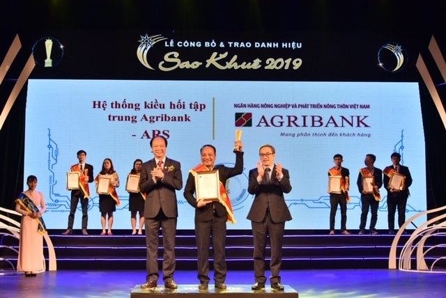 Agribank được vinh danh tại 02 hạng mục Giải thưởng Sao Khuê 2019