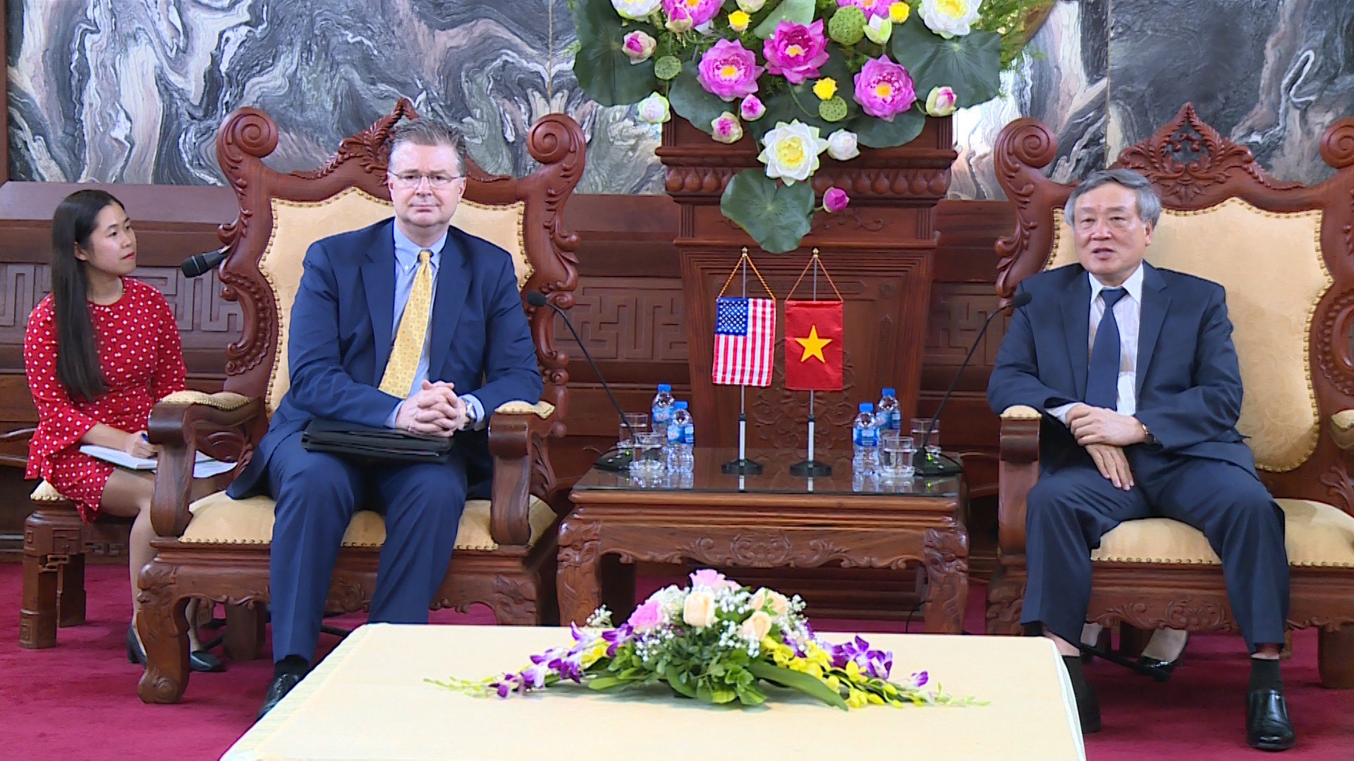 Chánh án TANDTC Nguyễn Hòa Bình tiếp Đại sứ Hoa Kỳ tại Việt Nam