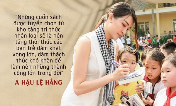 Những câu nói ấn tượng nhất của hoa hậu, á hậu Việt khi tặng sách ở Tây Bắc