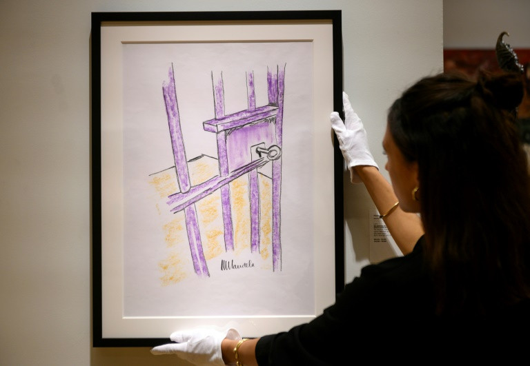 Bản vẽ cửa phòng giam của Mandela được bán với giá 112.575 đôla ở New York