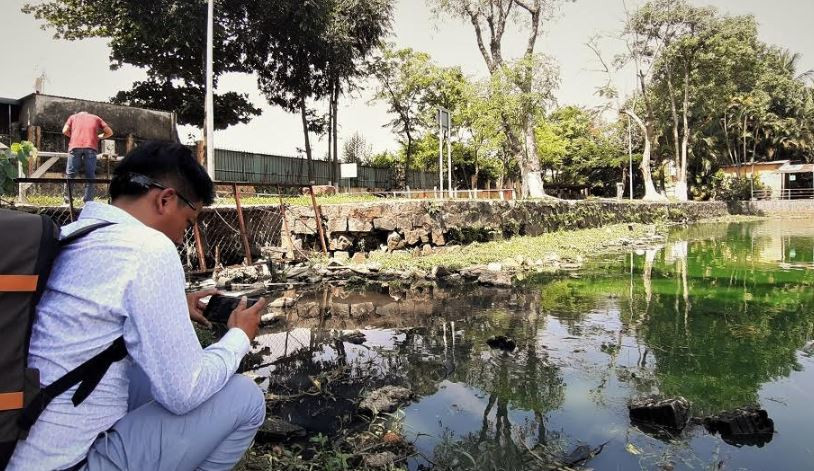 Nước thải bốc mùi đe dọa “bức tử” công viên lớn nhất Đà Nẵng