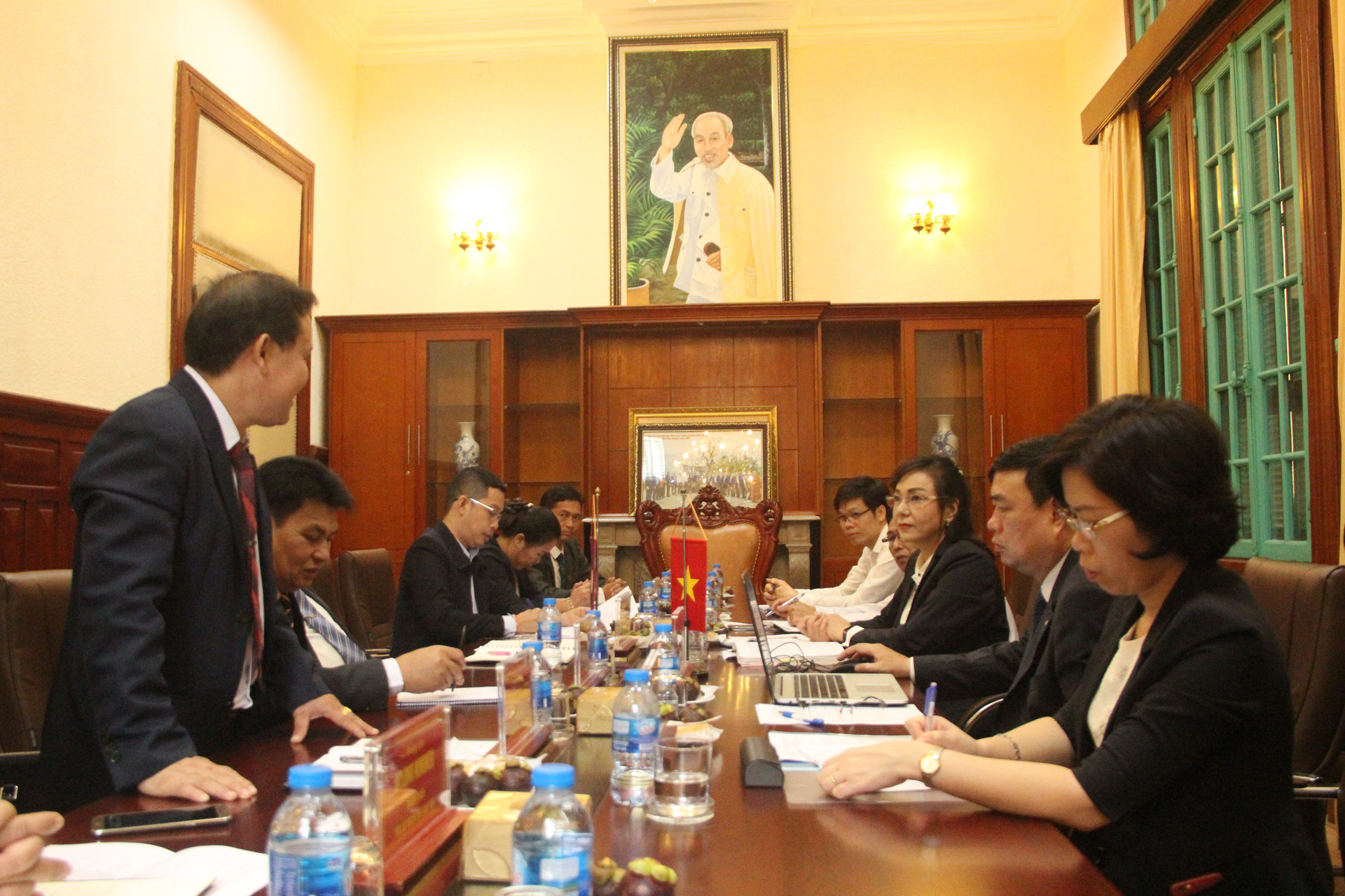 Đoàn đại biểu TANDTC Lào thăm và làm việc tại TANDTC Việt Nam