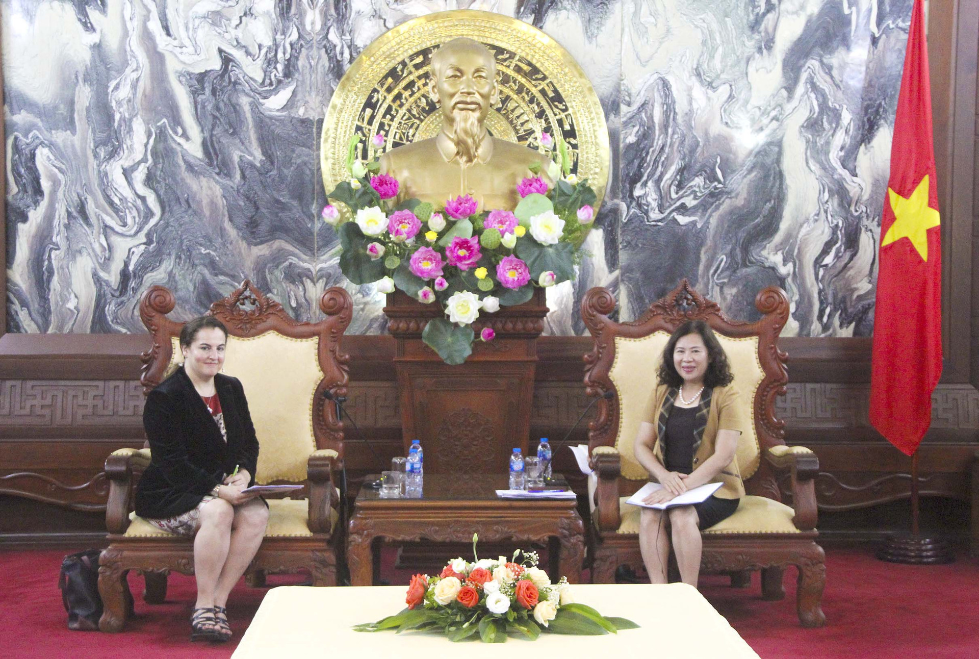 Phó Chánh án TANDTC Nguyễn Thúy Hiền tiếp xã giao Trưởng văn phòng UN Women
