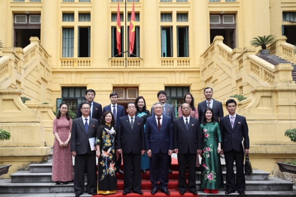 Chánh án TANDTC Việt Nam hội đàm với Chánh án Tòa án Trung ương Triều Tiên