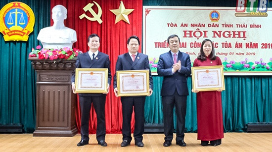 TAND hai cấp tỉnh Thái Bình: Tăng cường công tác kiểm tra nghiệp vụ