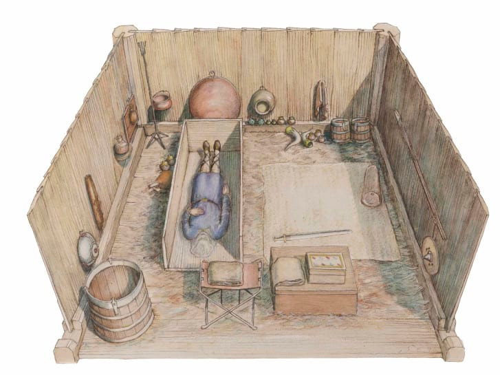 Công bố những bí mật về ngôi mộ Anglo-Saxon 