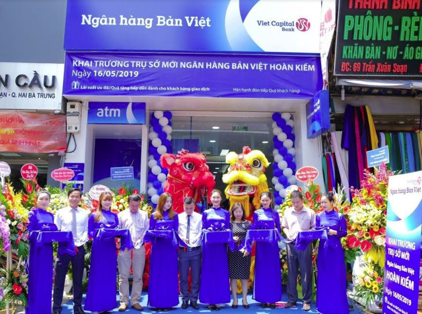 Khai trương trụ sở mới Ngân hàng Bản Việt Hoàn Kiếm