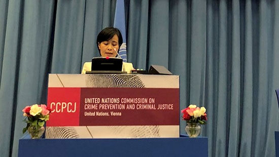 Việt Nam tham dự khóa họp Ủy ban Liên hợp quốc về ngăn ngừa tội phạm và tư pháp hình sự