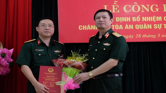 Trao quyết định bổ nhiệm Chánh án TAQS Thủ đô Hà Nội
