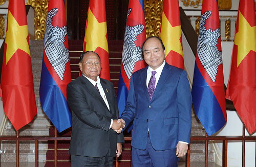 Lãnh đạo Đảng, Chính phủ tiếp Chủ tịch Quốc hội Campuchia