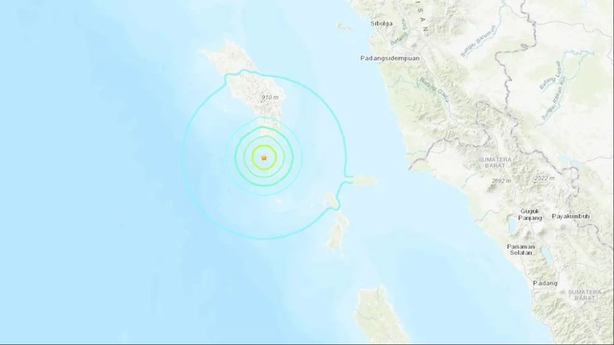Indonesia: Động đất 6,2 độ richter tấn công ngoài khơi đảo Sumatra