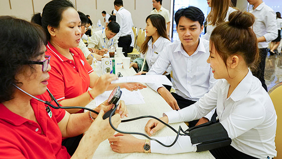 Hàng ngàn nhân viên THACO hiến máu nhân đạo