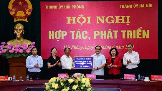 Thành phố Hà Nội và Hải Phòng hợp tác phát triển