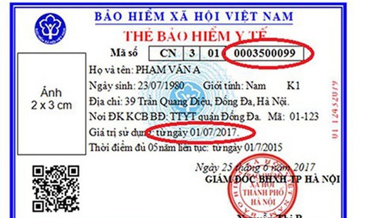 Thông tin trên thẻ BHYT có ý nghĩa như thế nào?