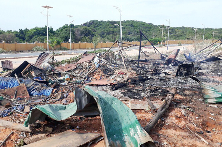 Khánh Hòa: Cháy nổ trong dự án sân golf, 10 người thương vong