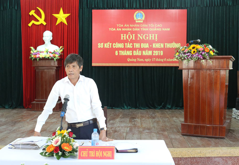 TAND tỉnh Quảng Nam: Sơ kết 6 tháng đầu năm công tác thi đua, khen thưởng