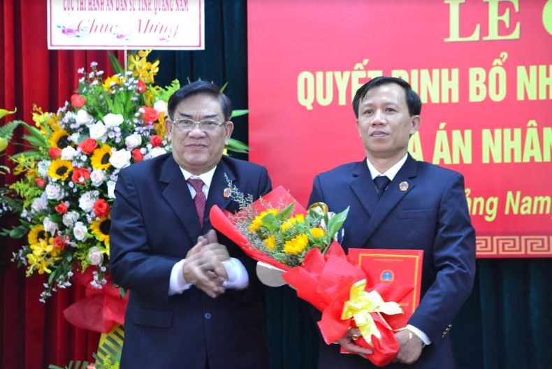 Bổ nhiệm Phó Chánh án TAND tỉnh Quảng Nam